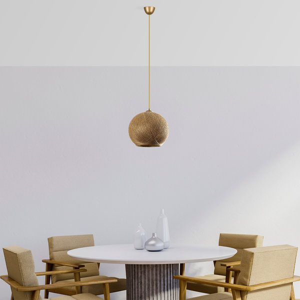 opviq JuteLuxe Illumina Chandelier | Opviq