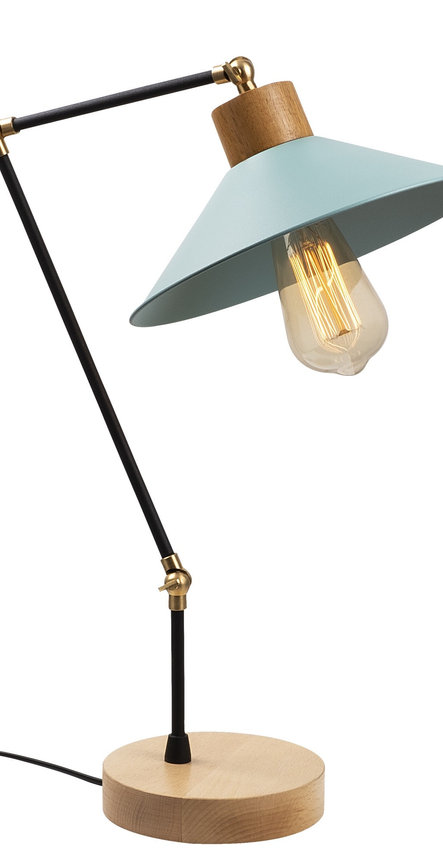 Opviq LumaAura Turquoise Glow Table Lamp | Opviq