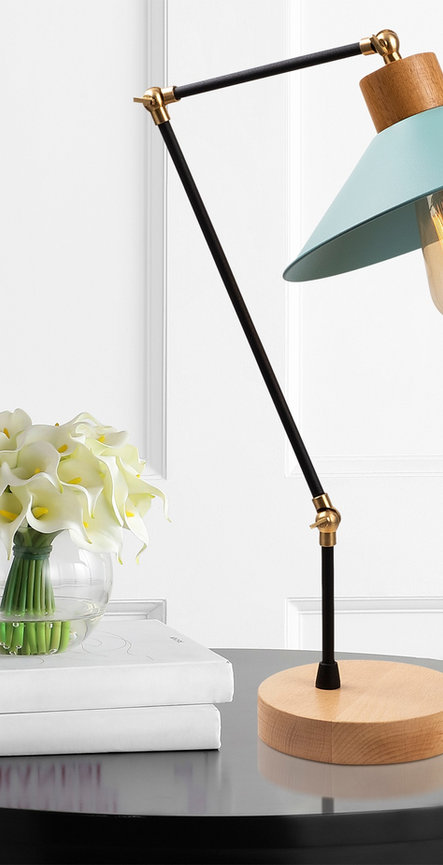 opviq LumaAura Turquoise Glow Table Lamp | Opviq