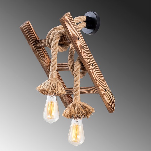 Opviq LumaBeam Rustic Glow Wall Lamp | Opviq