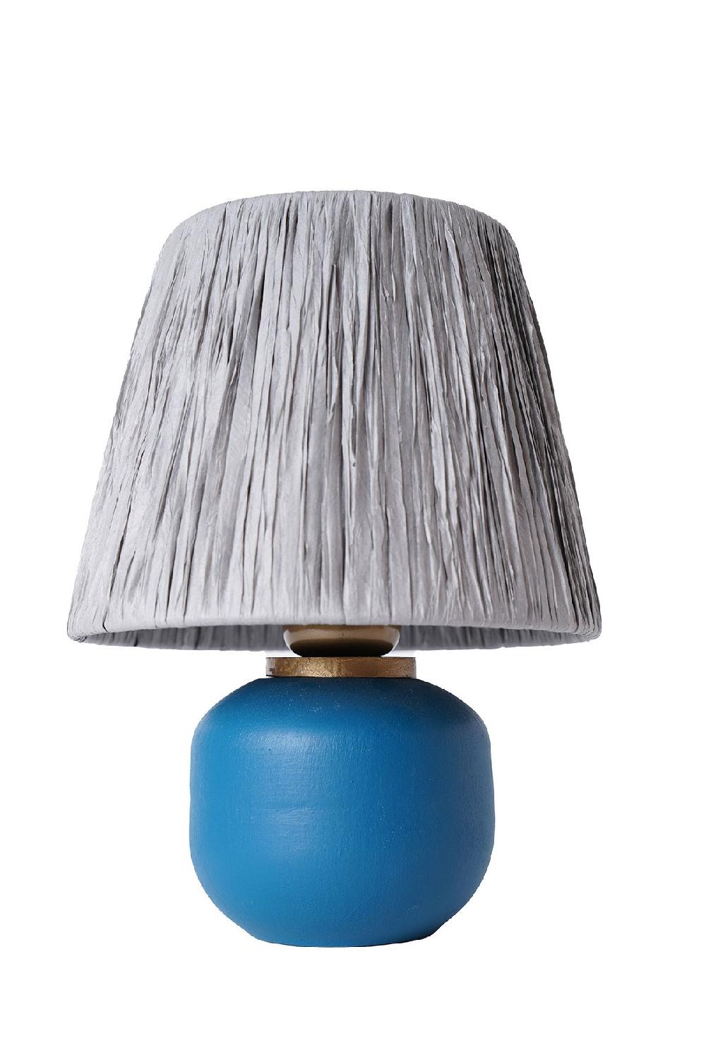 Opviq LumaCeram Blue Glow Lamp | Opviq