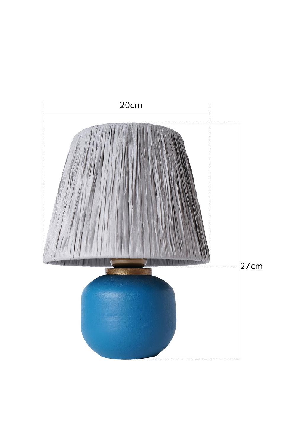 Opviq LumaCeram Blue Glow Lamp | Opviq