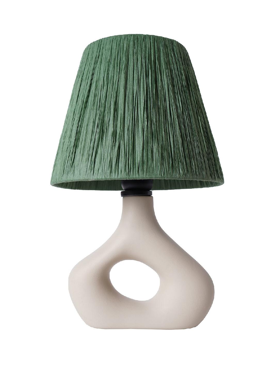 Opviq LumaCeramica: Beige Glow Table Lamp | Opviq
