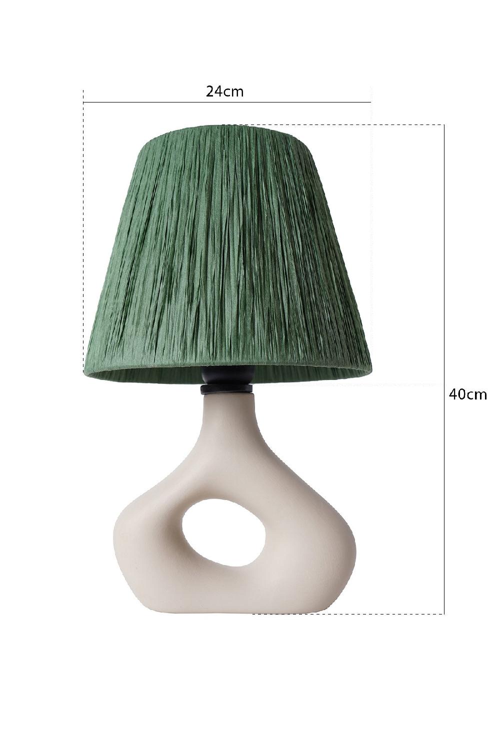 Opviq LumaCeramica: Beige Glow Table Lamp | Opviq