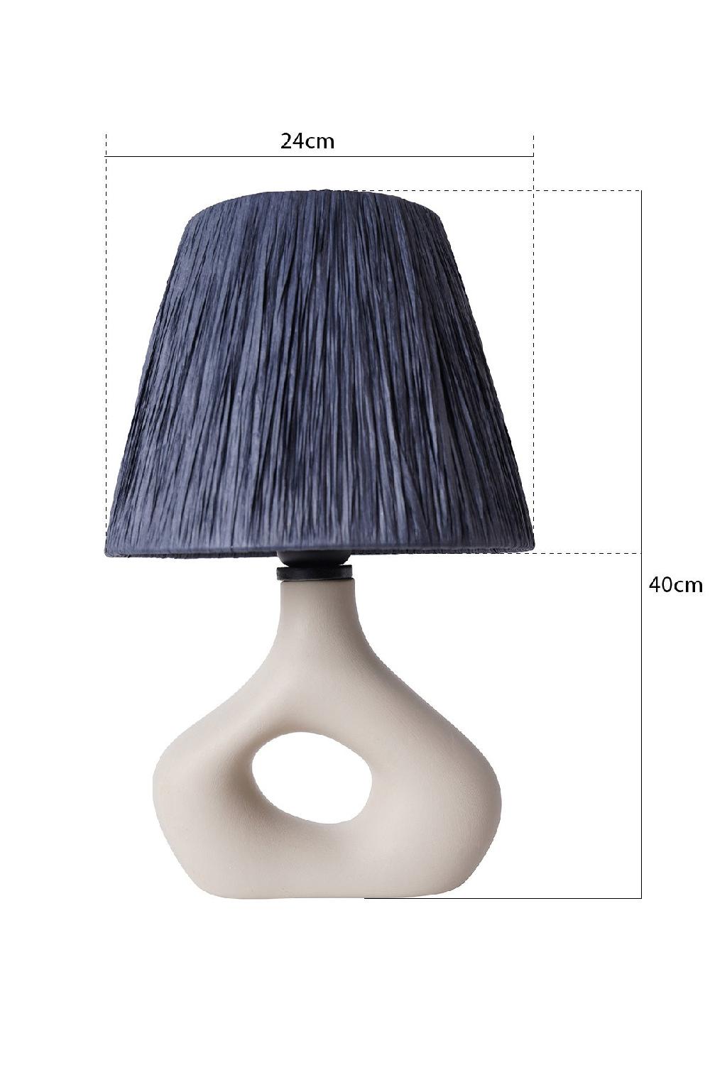 Opviq LumaCeramica: Beige Glow Table Lamp | Opviq
