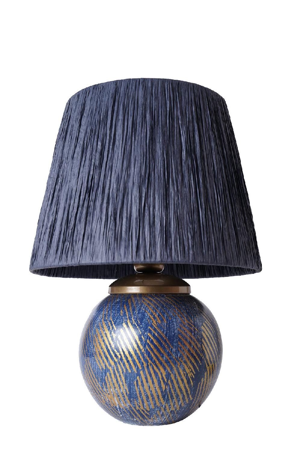 Opviq LumaCeramica BlueGlow Table Lamp | Opviq