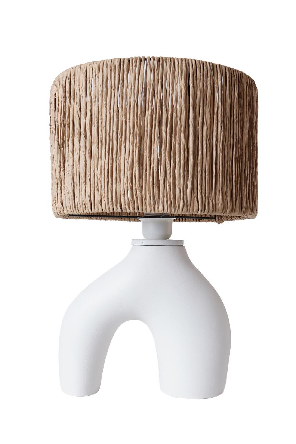 Opviq LumaCeramica OakGlow Table Lamp | Opviq