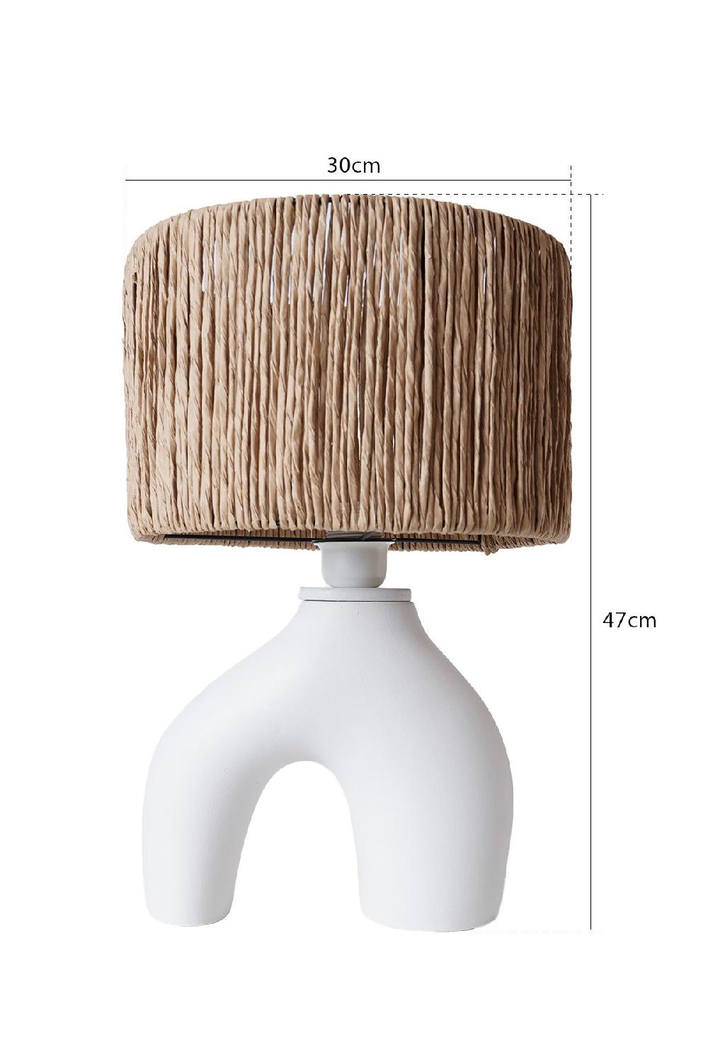 Opviq LumaCeramica OakGlow Table Lamp | Opviq