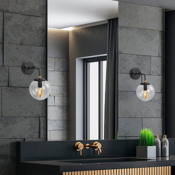 Opviq LumaForge Blackstone Wall Lamp | Opviq