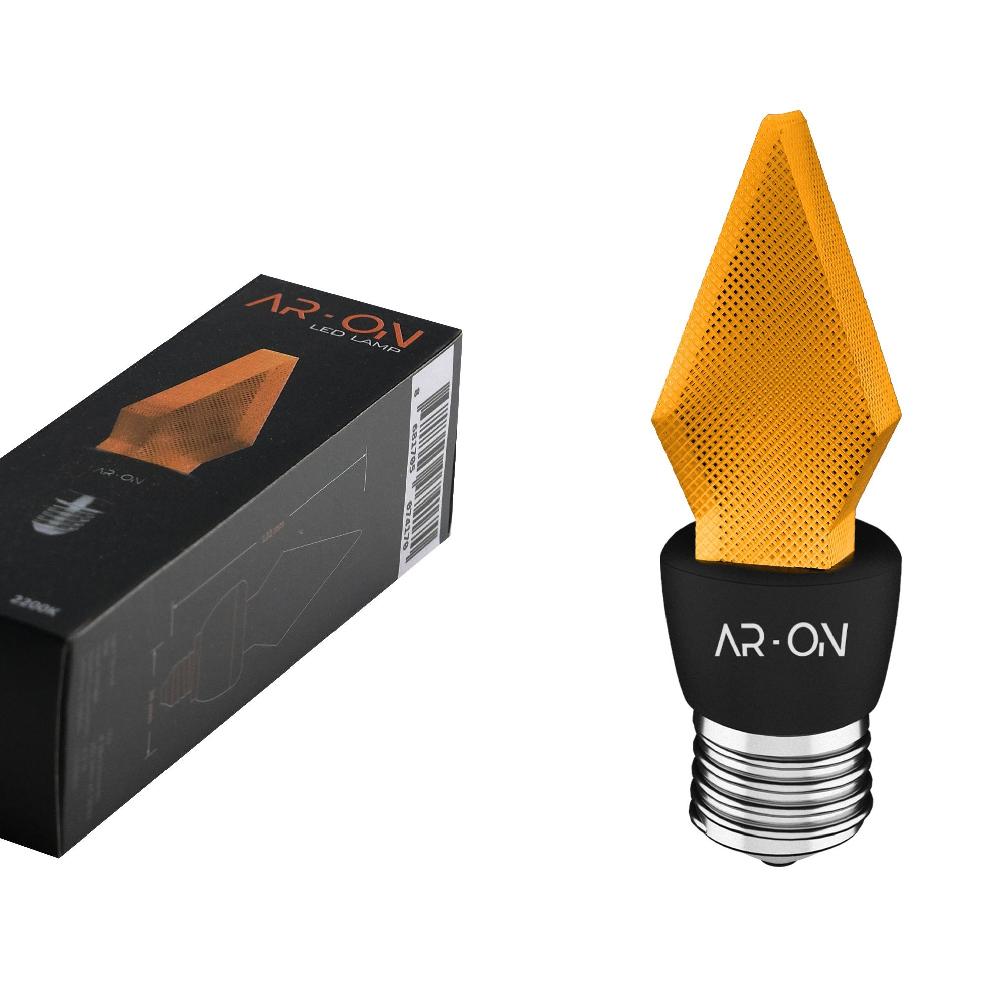 Opviq LumaGlow AmberSphere E27 LED Bulb | Opviq