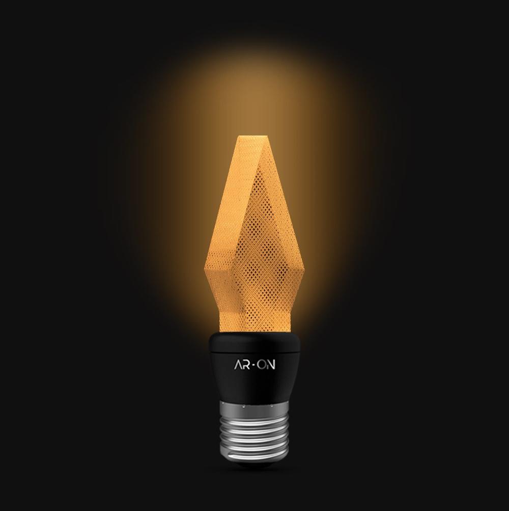 Opviq LumaGlow AmberSphere E27 LED Bulb | Opviq