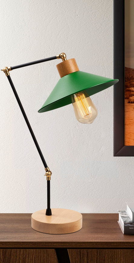 Opviq LumaLuxe Green Glow Table Lamp | Opviq