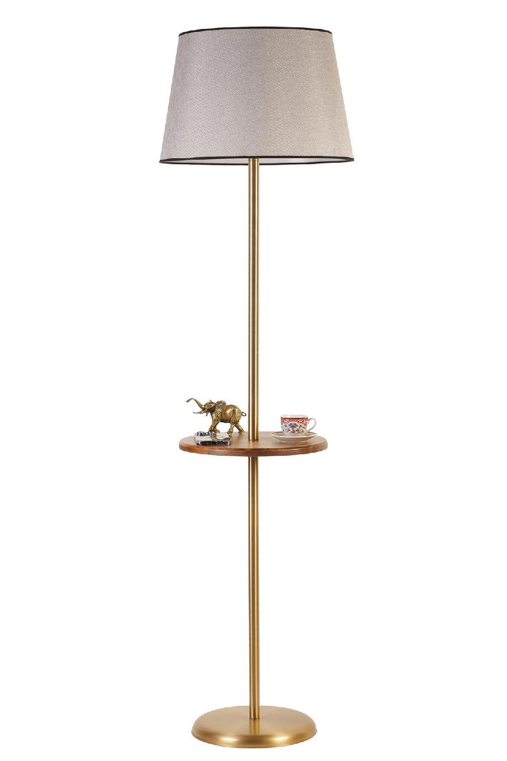 opviq LumaNest BeechGlow Floor Lamp | Opviq