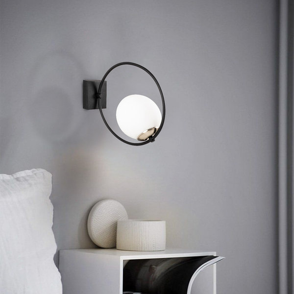 opviq LumaNest IronGlow Wall Sconce | Opviq