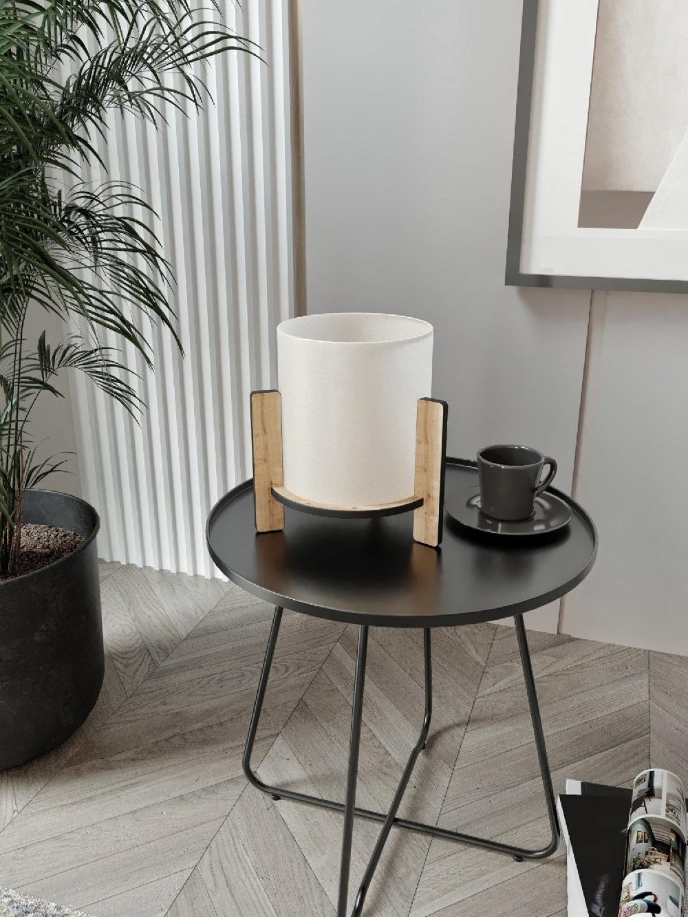 Opviq LumaOak Radiance Table Lamp | Opviq