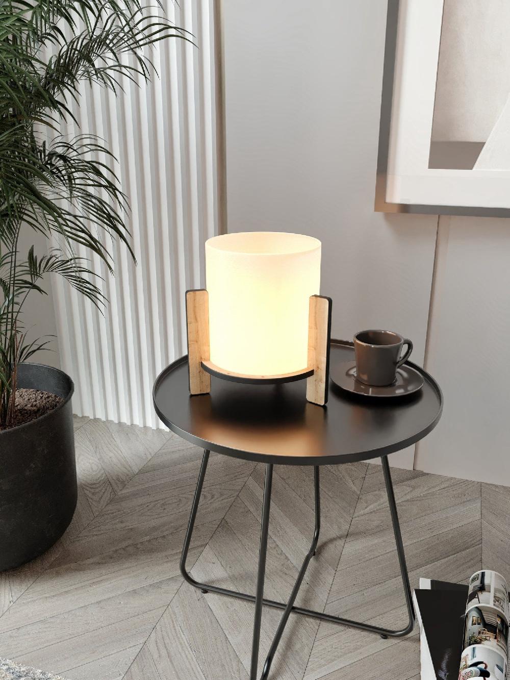 opviq LumaOak Radiance Table Lamp | Opviq