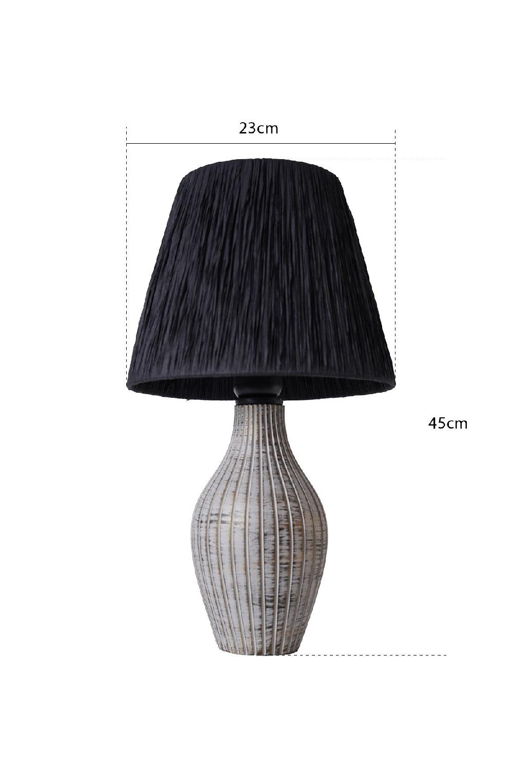 Opviq LumaRope: Grey & Black Elegance Lamp | Opviq