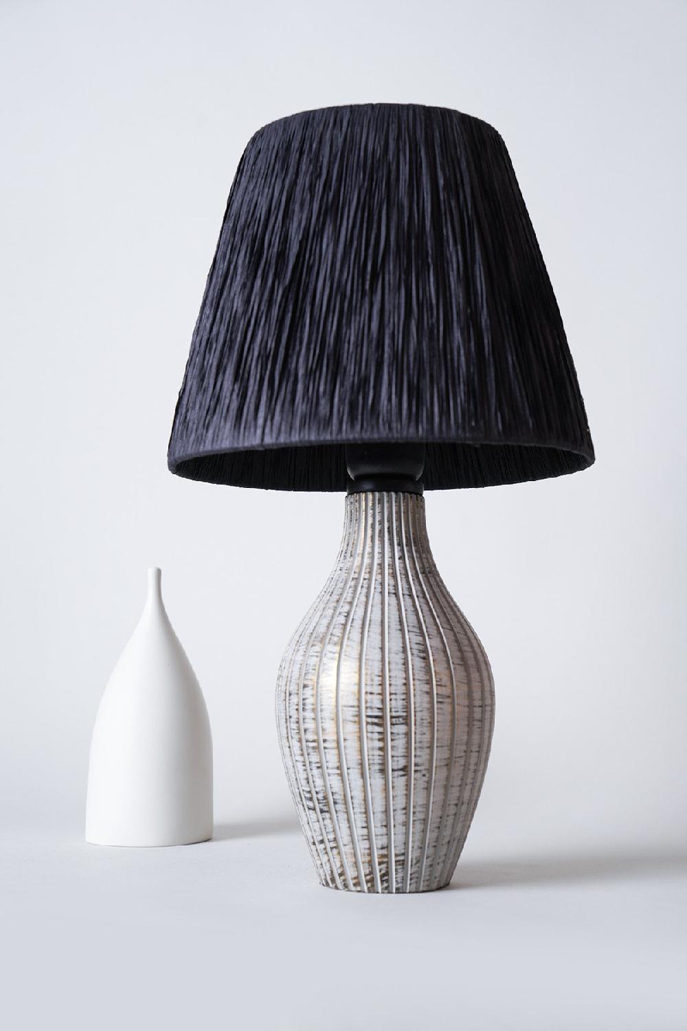 Opviq LumaRope: Grey & Black Elegance Lamp | Opviq