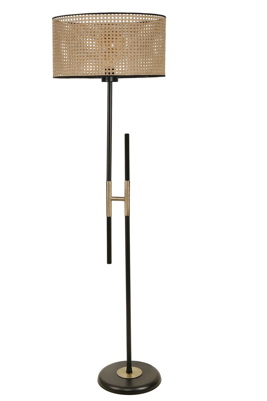 Opviq LumaScandi WickerGlow Floor Lamp | Opviq