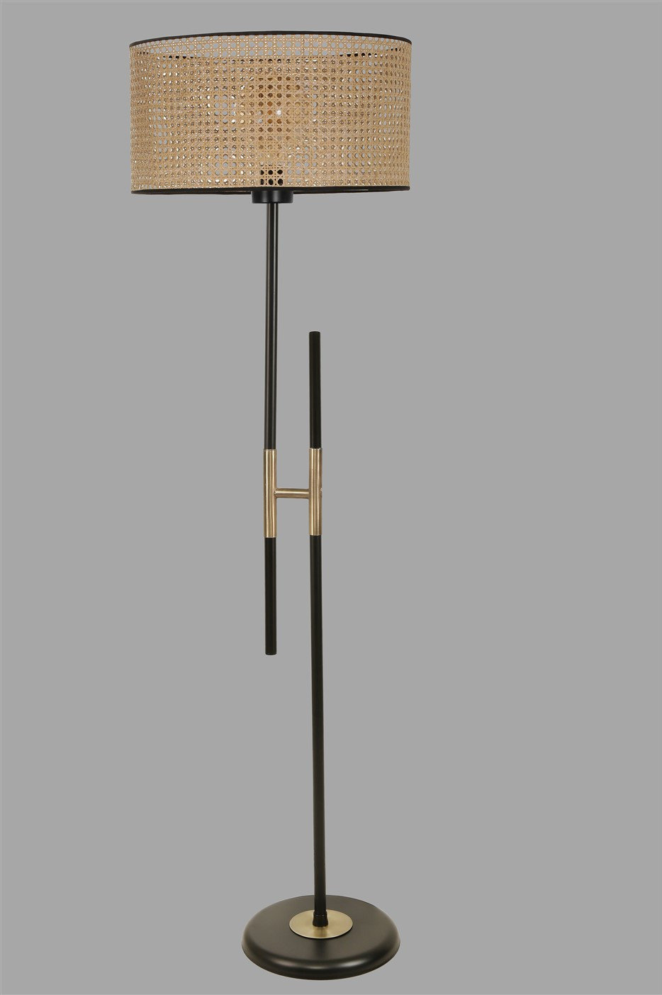 Opviq LumaScandi WickerGlow Floor Lamp | Opviq