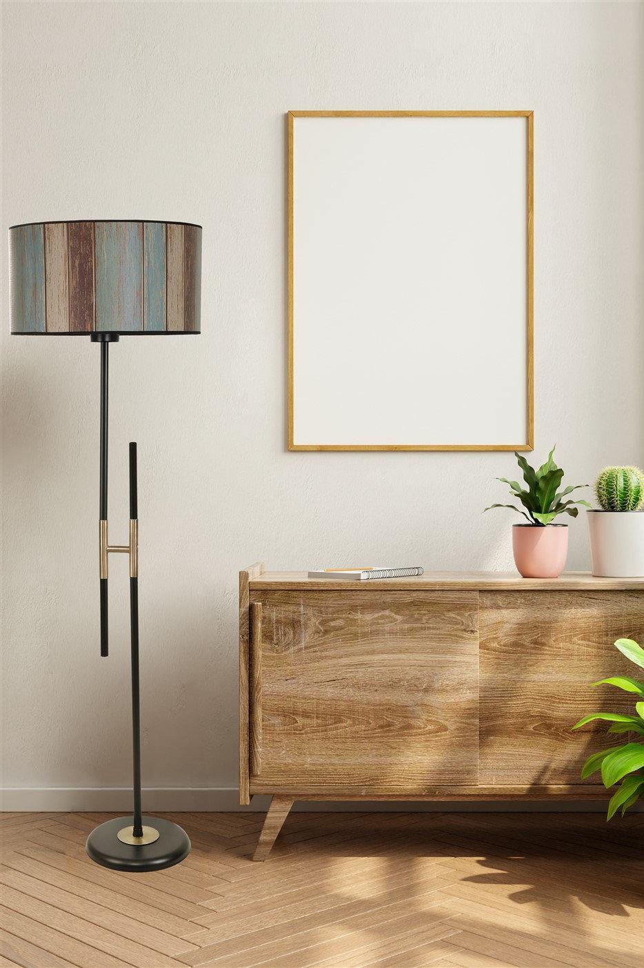 opviq LumeGlo GeoChrome Floor Lamp | Opviq