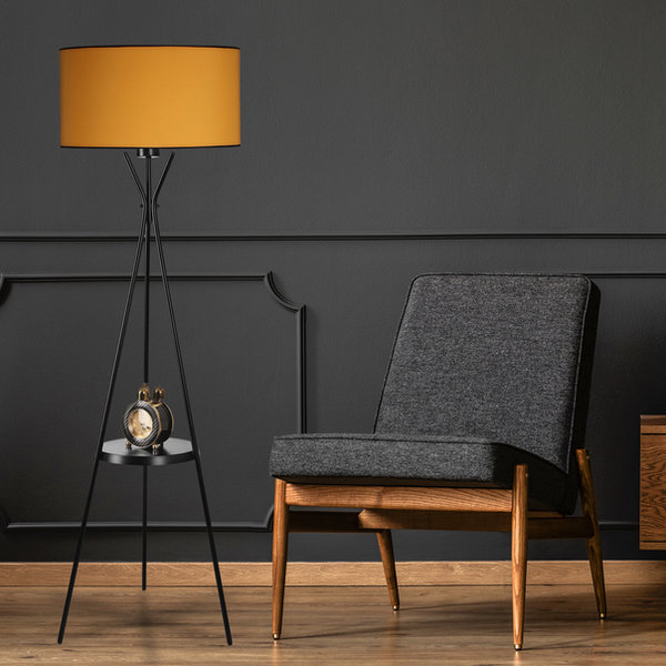 opviq LumiaNova Mustard Glow Floor Lamp | Opviq