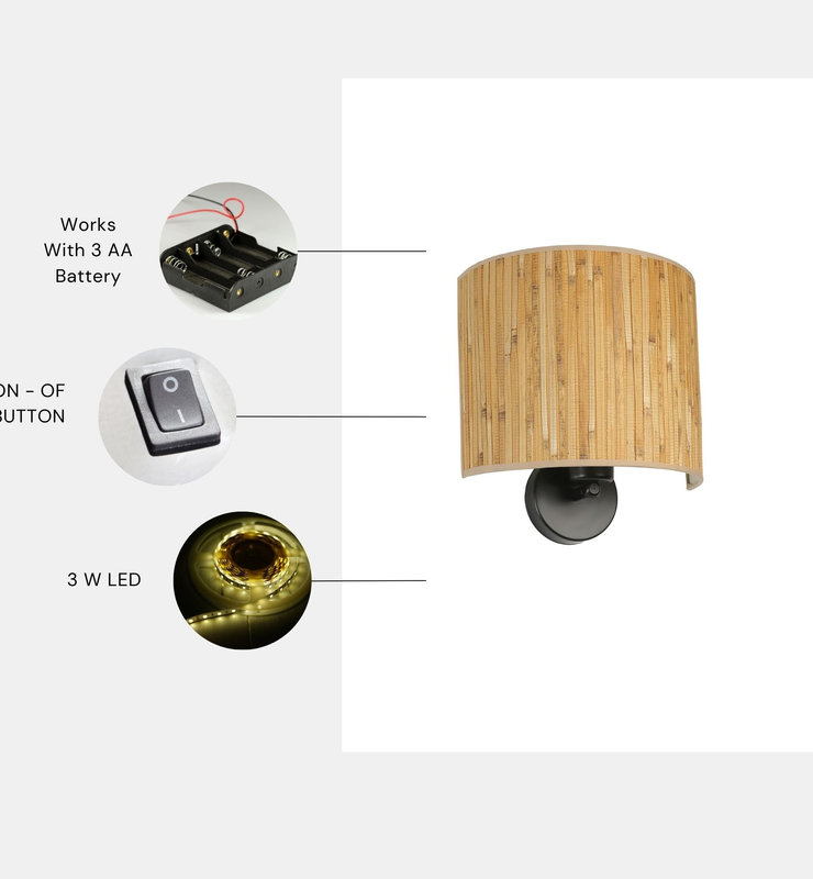 Opviq LumiBeige Aura: Chic Wall Glow Lamp | Opviq