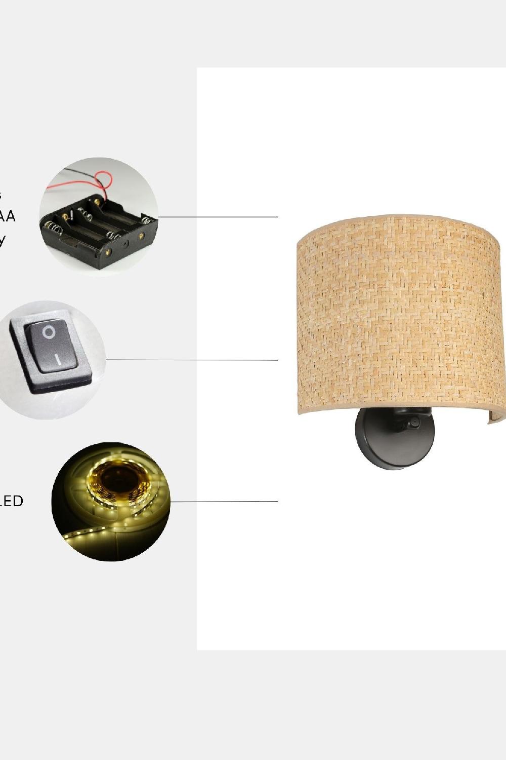 Opviq LumiBeige Aura: Chic Wall Glow Lamp | Opviq