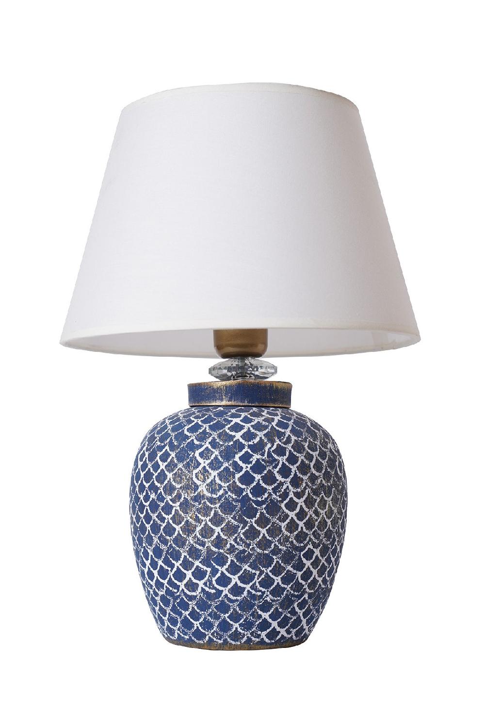 Opviq LumiCeram BlueGlow Table Lamp | Opviq