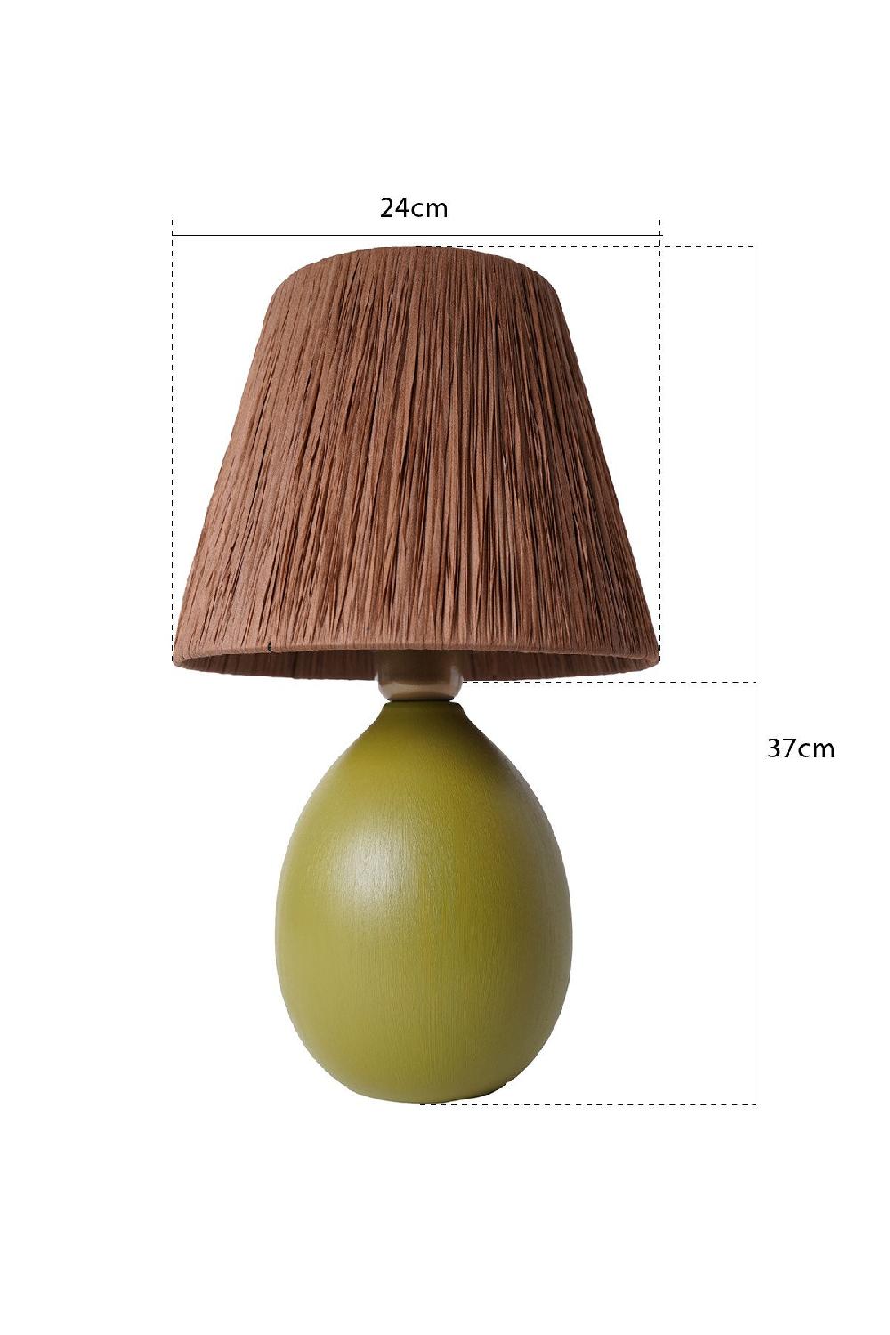 Opviq LumiCeramica VerdeGlow Lamp | Opviq