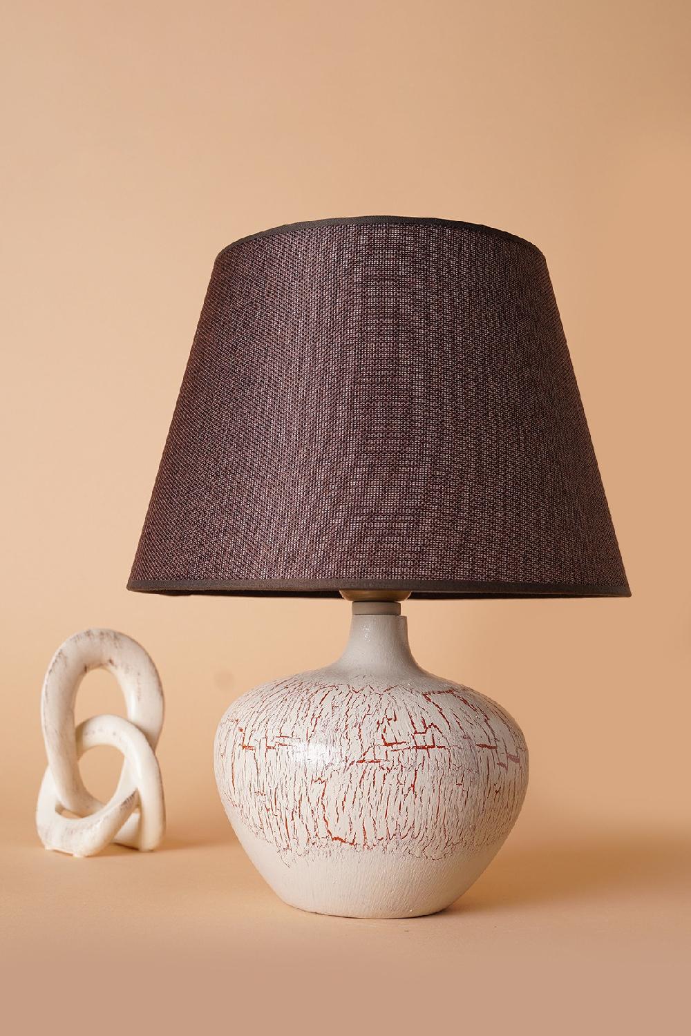 Opviq LumiCeramix Glam Grey Table Lamp | Opviq