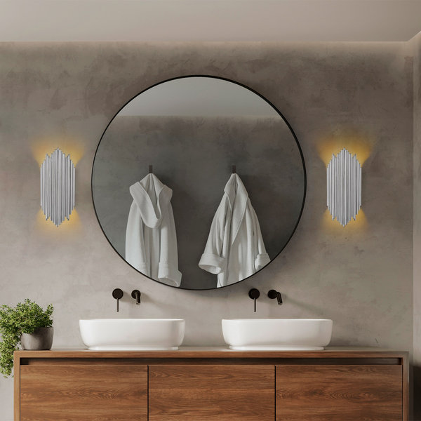Opviq LumiChrome Elegance Wall Sconce | Opviq
