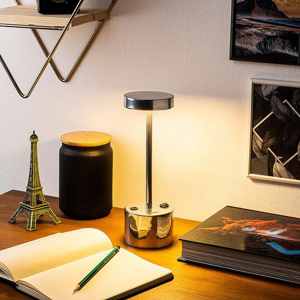 opviq LumiChromix: The Luxe Chrome Table Lamp | Opviq
