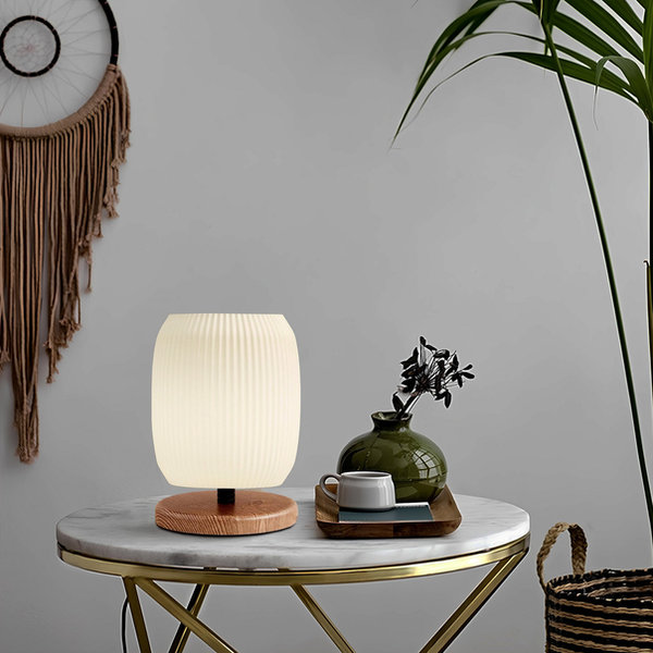 Opviq LumiCraft Cream Glow Table Lamp | Opviq