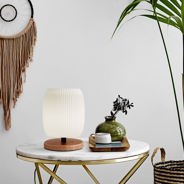 opviq LumiCraft Cream Glow Table Lamp | Opviq