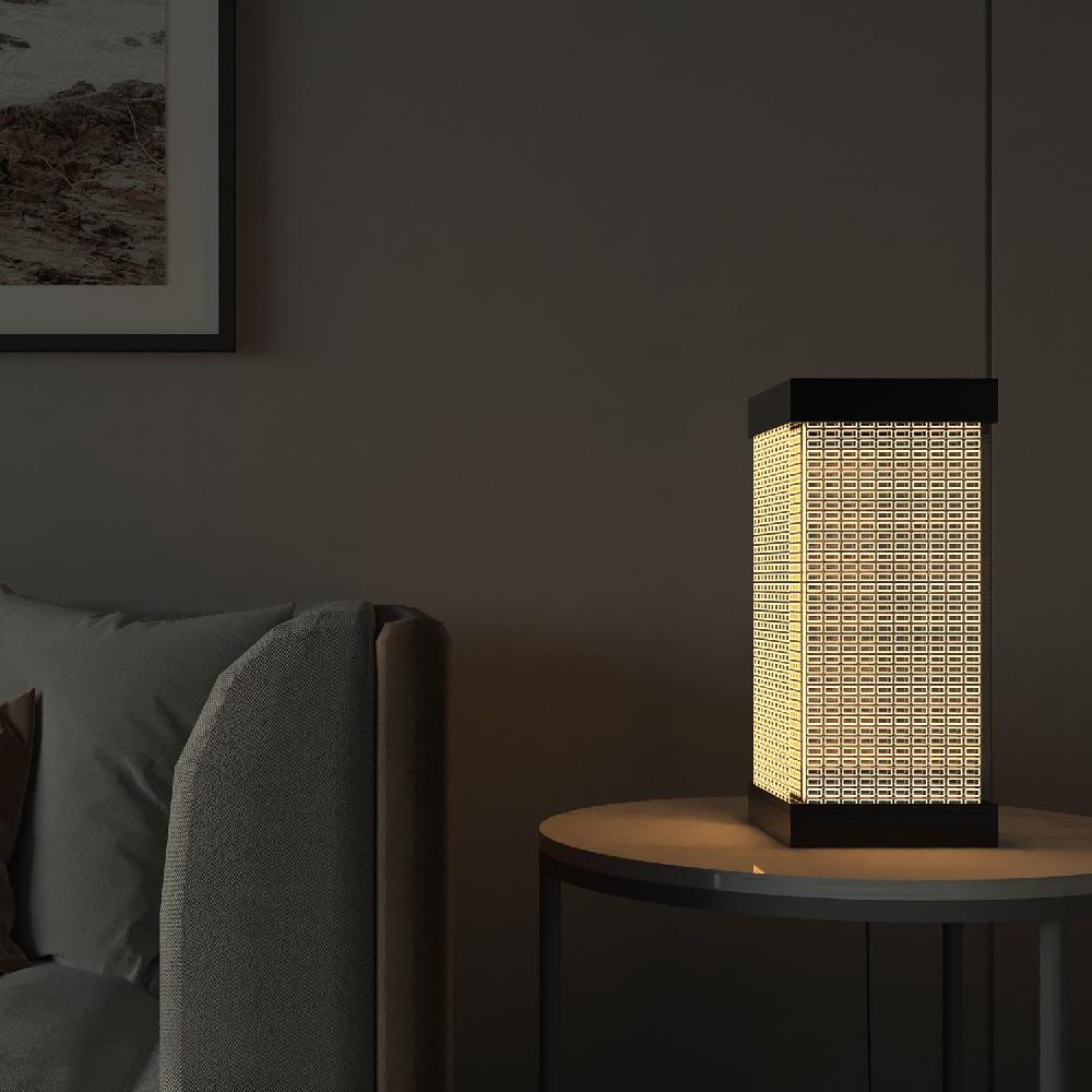 Opviq LumiCraft Noir Table Lamp | Opviq