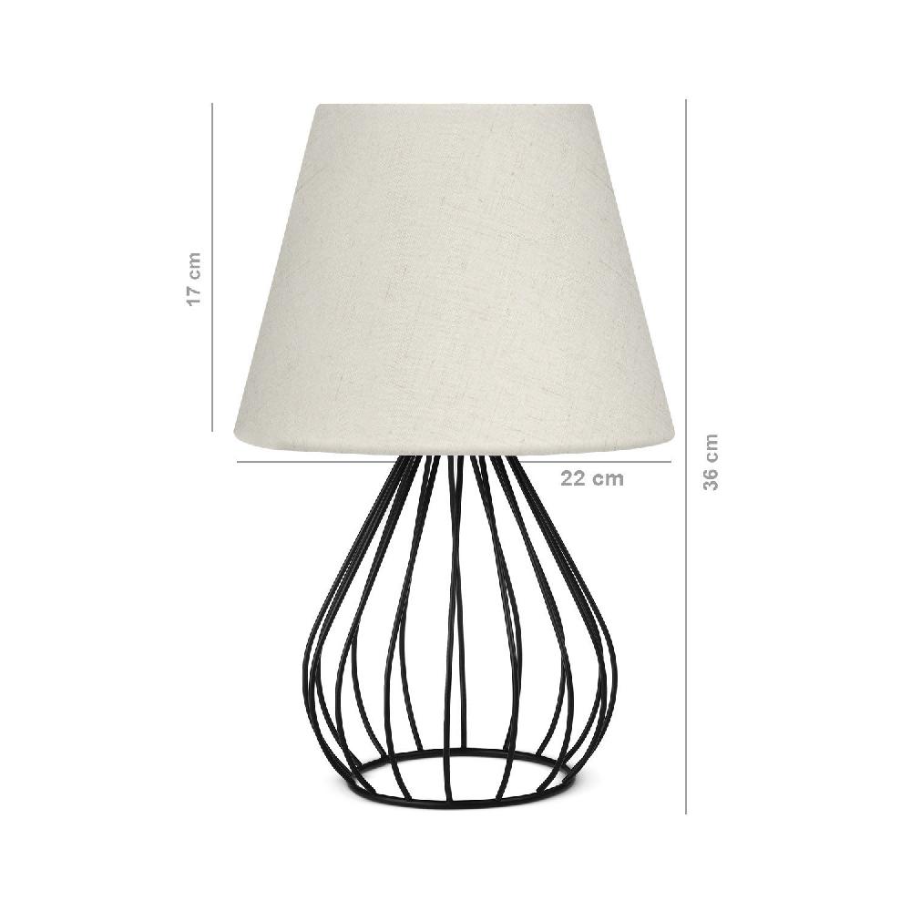 Opviq LumiCrafter Cream Glow Table Lamp | Opviq
