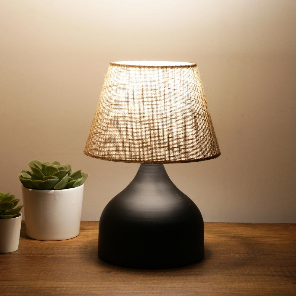 opviq LumiCrafter JuteGlow Table Lamp | Opviq