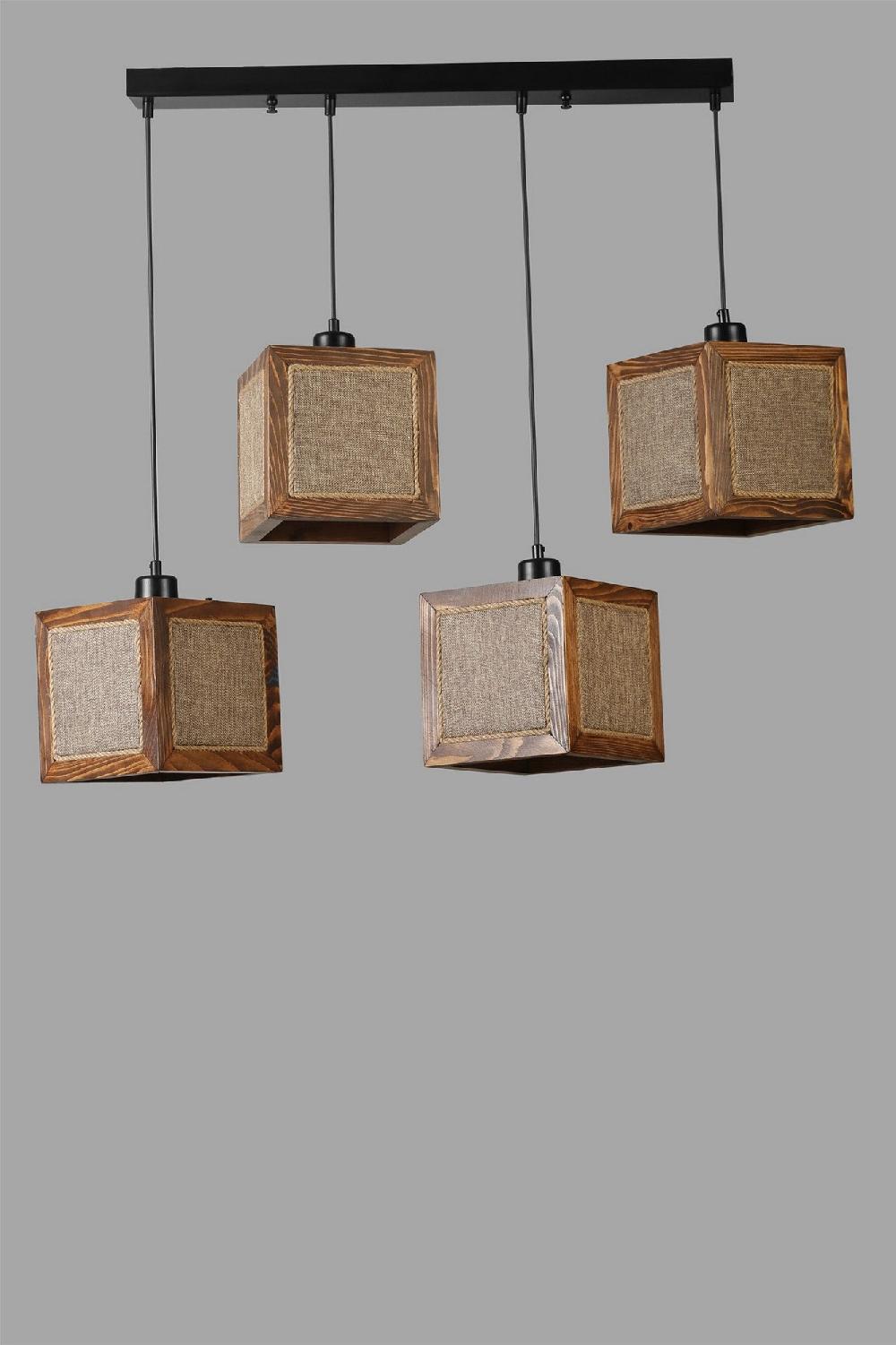 Opviq LumiFleur Rattan Elegance Chandelier | Opviq
