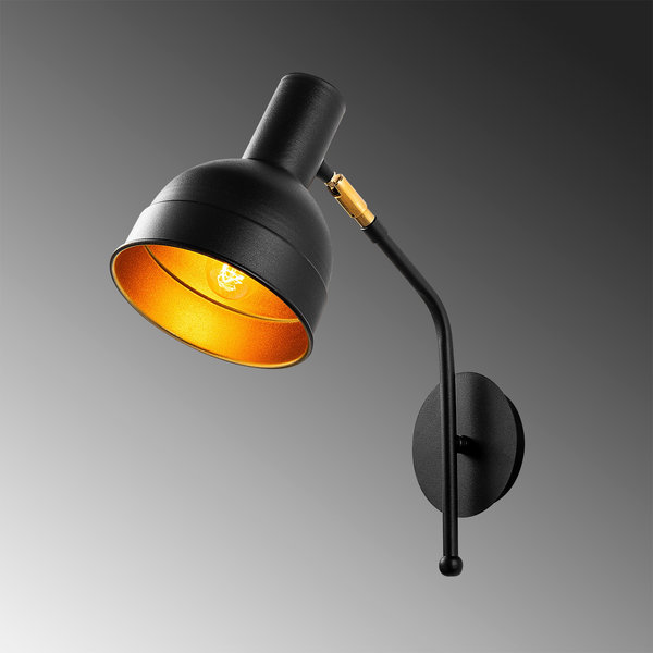 Opviq LumiForge Black Industrial Wall Sconce | Opviq
