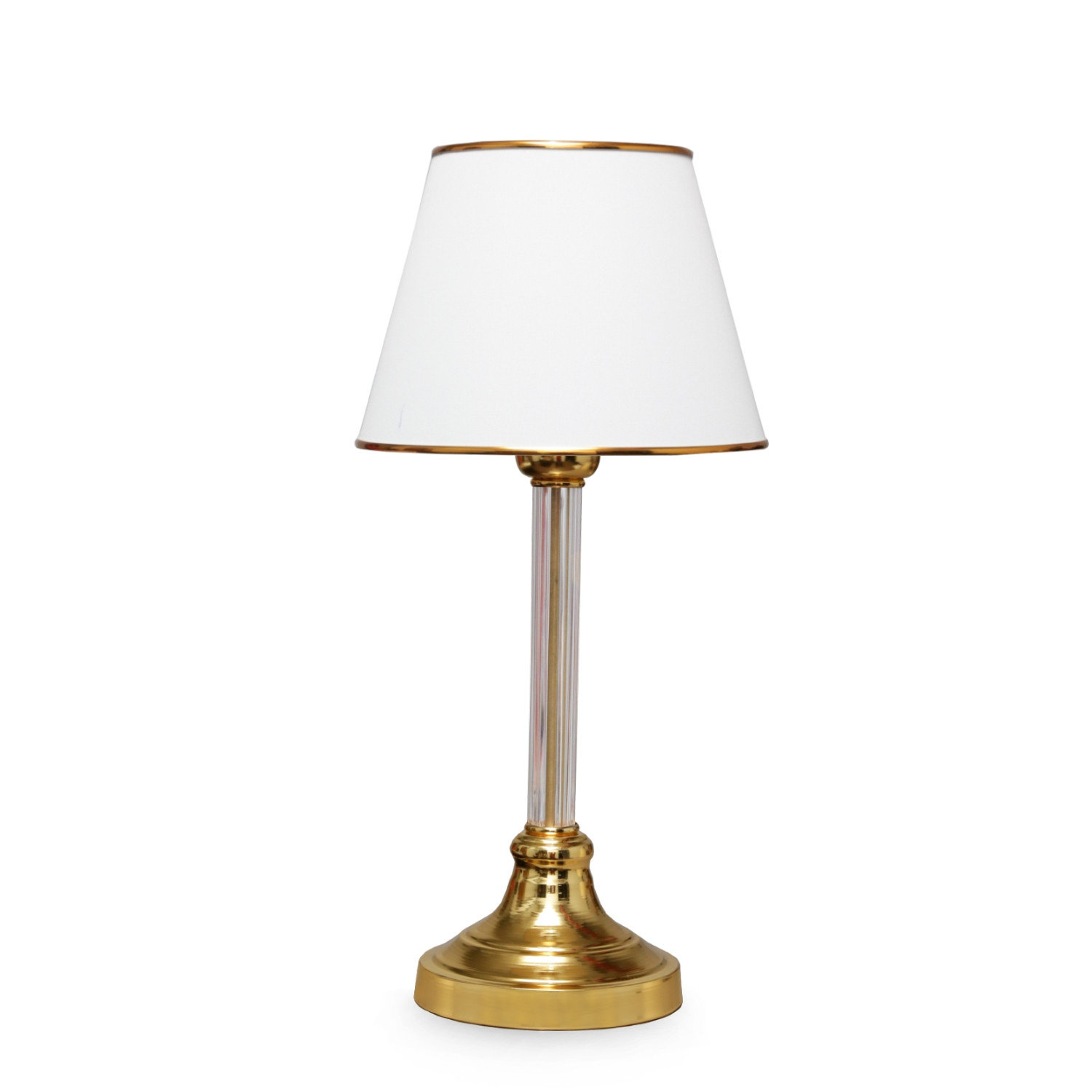 Opviq LumiGlam Aura: Chic White Table Lamp | Opviq