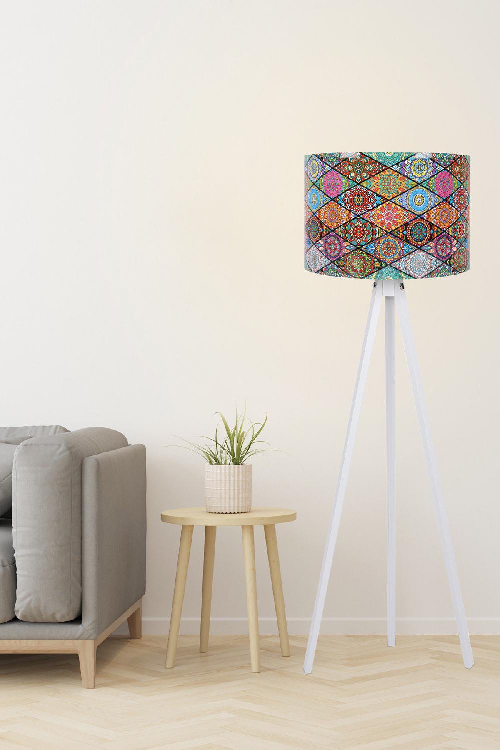 Opviq LumiMandala EthnoGlow Floor Lamp | Opviq