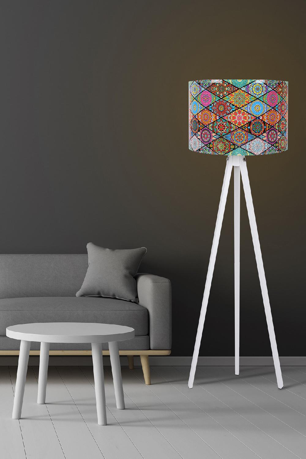 opviq LumiMandala EthnoGlow Floor Lamp | Opviq