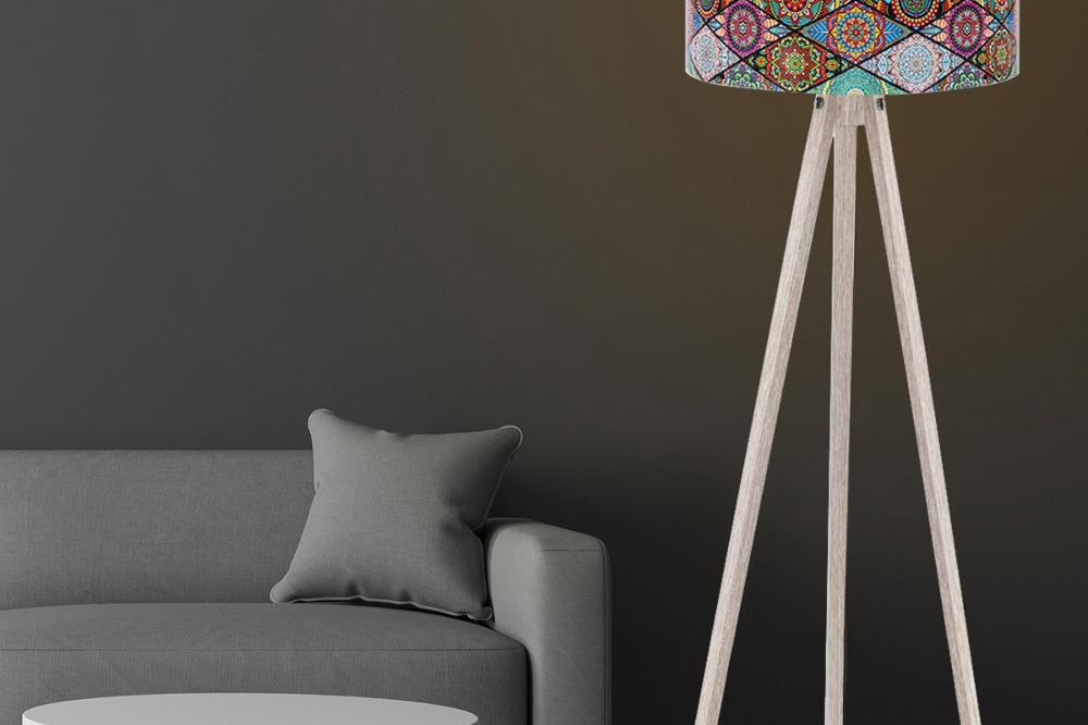 opviq LumiMandala EthnoGlow Floor Lamp | Opviq