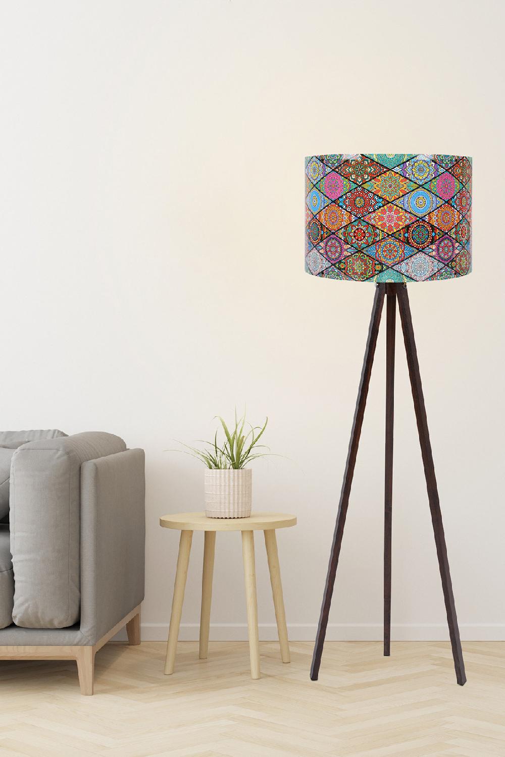 opviq LumiMandala EthnoGlow Floor Lamp | Opviq