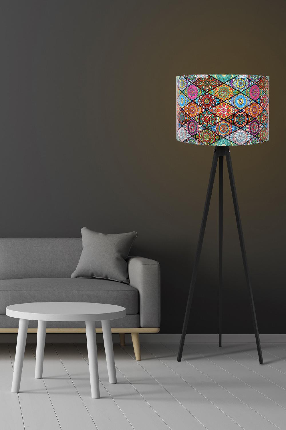 opviq LumiMandala EthnoGlow Floor Lamp | Opviq