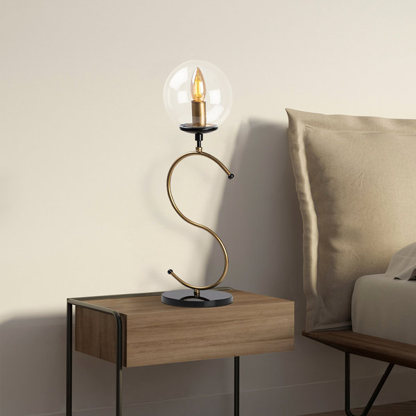 Opviq LuminaGlo Metalux Table Lamp | Opviq