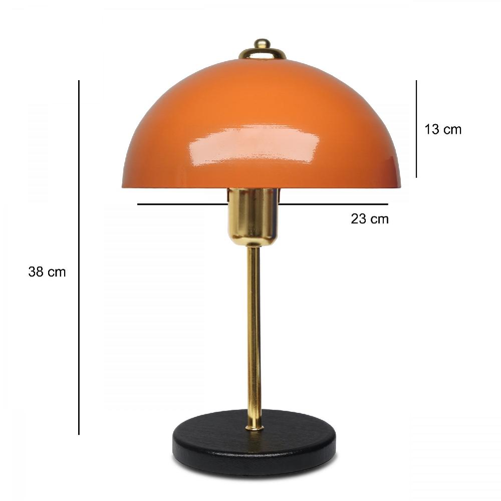 Opviq LuminaGlow Orange Essence Table Lamp | Opviq