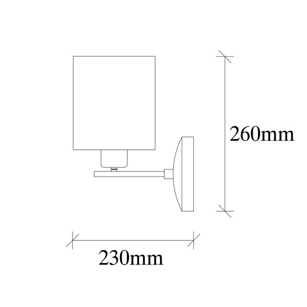 Opviq Luminara Crema Noir Wall Lamp | Opviq