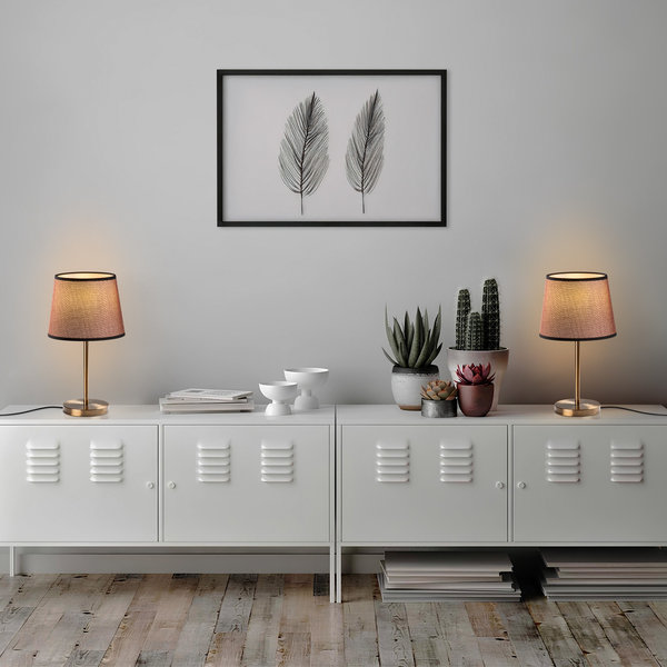 Opviq Luminara Duo: Antique Elegance Lamp Set | Opviq